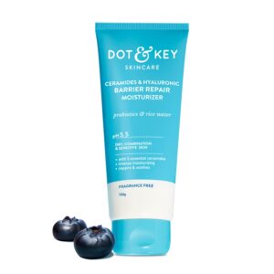 Dot & Key Barrier Repair Moisturizer with 5 Ceramides & Hyaluronic Acid for Dry & Sensitive Skin – 100g